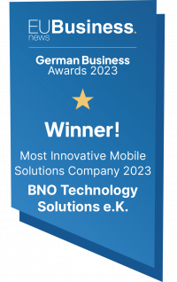 German Business Awards 2023 Most innovative Mobile Solutions Company